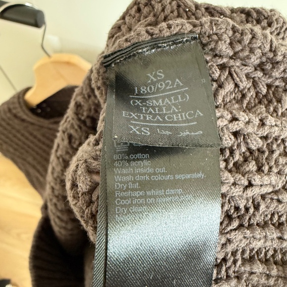 ALL SAINTS Dark Grey Crewneck Sweater - Picture 3 of 3